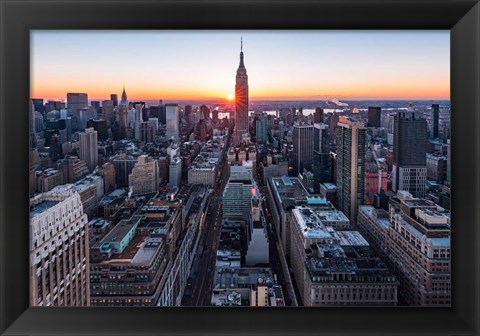 Framed Empire Sunburst Sunrise 2 Print