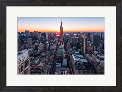 Framed Empire Sunburst Sunrise 2 Print