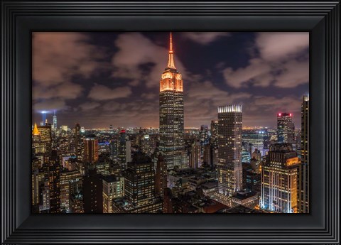 Framed Orange 9-11 Print