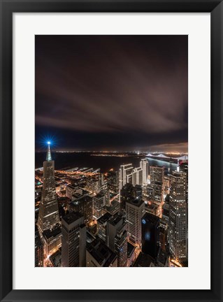 Framed Blue Beacon Print