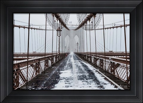 Framed Brooklyn Bridge Print
