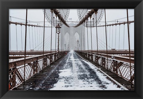 Framed Brooklyn Bridge Print