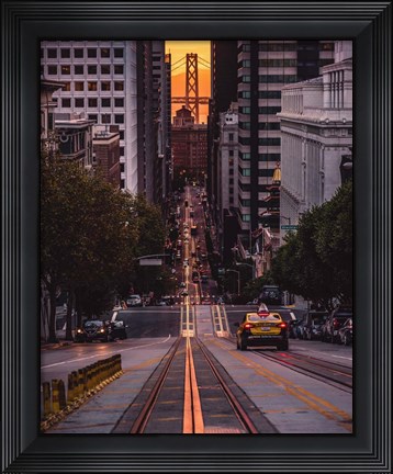 Framed Cab Print