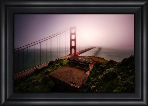 Framed White Out Print