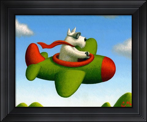 Framed Frequent Flier No. 1 Print