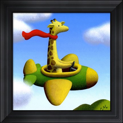 Framed Frequent Flier No. 2 Print
