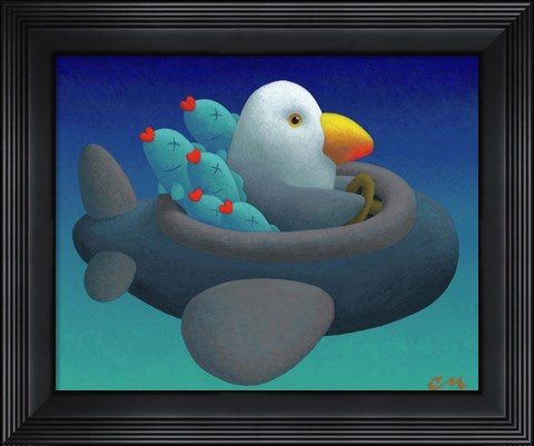 Framed Good Catch Print
