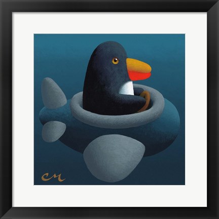 Framed Penguin Print