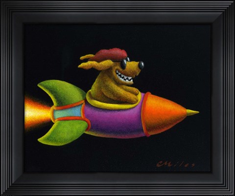 Framed Rocket Dog Print