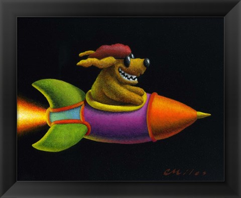 Framed Rocket Dog Print