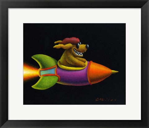 Framed Rocket Dog Print