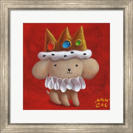 Framed Royal Pup Print