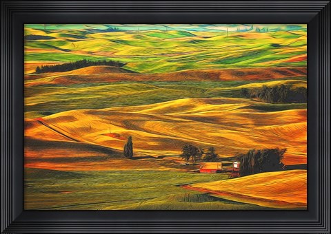 Framed Palouse #22 Print