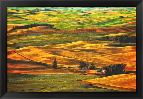 Framed Palouse #22 Print