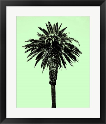 Framed Palm Tree 1996 (Green) Print