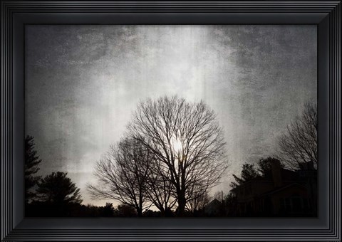 Framed Great Falls Sunset Print