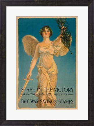 Framed Share in the Victory Print