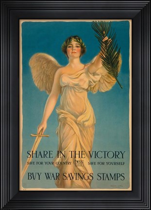 Framed Share in the Victory Print