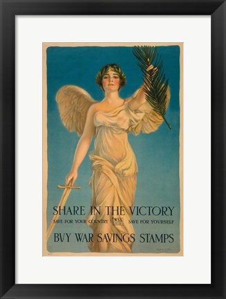 Framed Share in the Victory Print