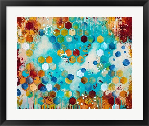 Framed Scattered Print