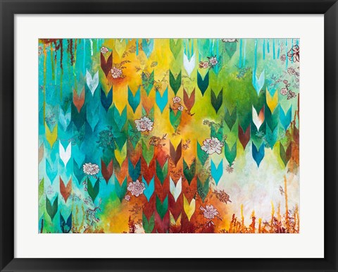 Framed Key to Happiness Print