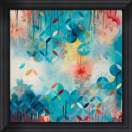 Framed Tranquil Eden 1 Print