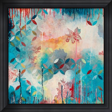 Framed Tranquil Eden 3 Print