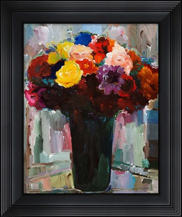 Framed Abundant Bouquet Print
