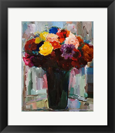 Framed Abundant Bouquet Print