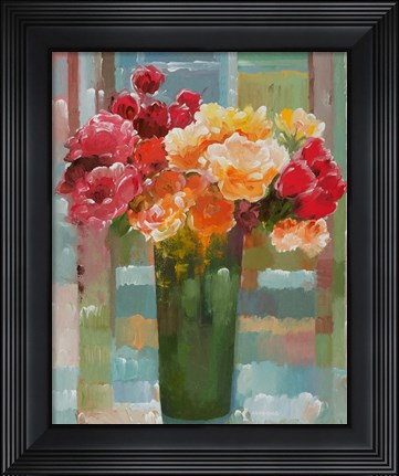 Framed Happily a-Bloom Print