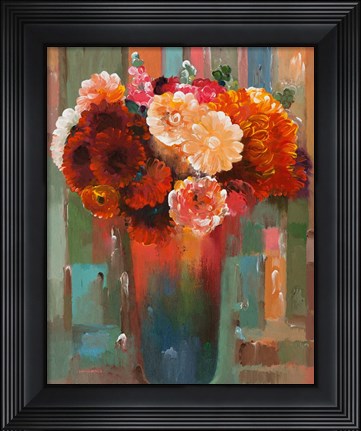 Framed Sunset Bouquet Print