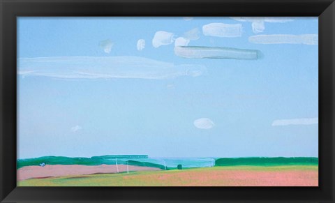 Framed Cloudy Sky Print
