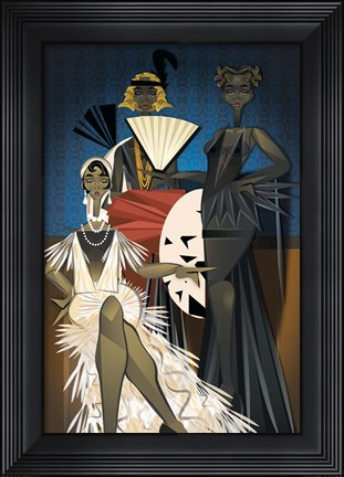 Framed Harlem Nights Print