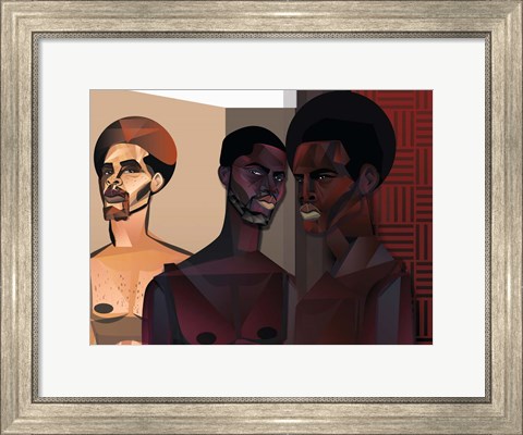 Framed Three Men Print
