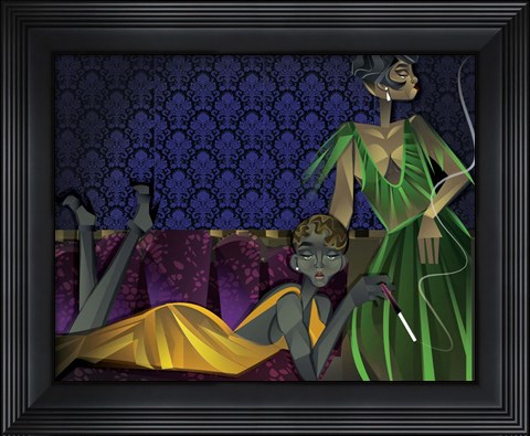Framed Two Women Print