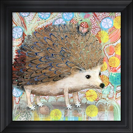 Framed Hedgie Print
