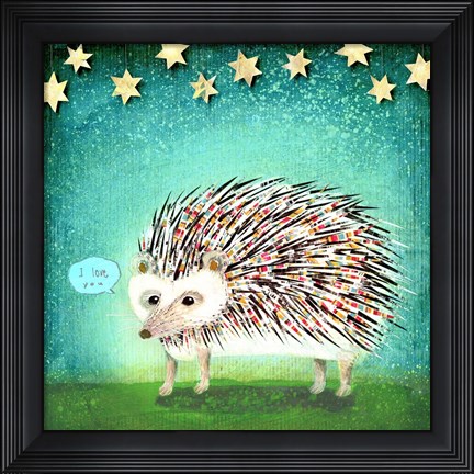 Framed Porcupine for Thomas Print