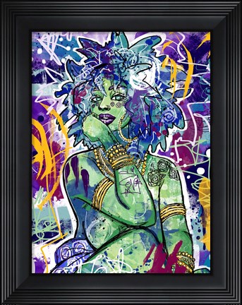 Framed Subira Print