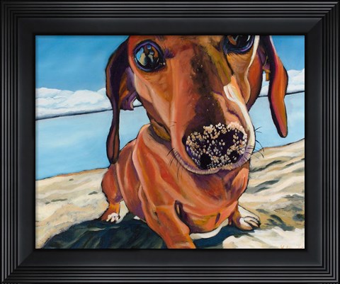 Framed Sand Dog Print
