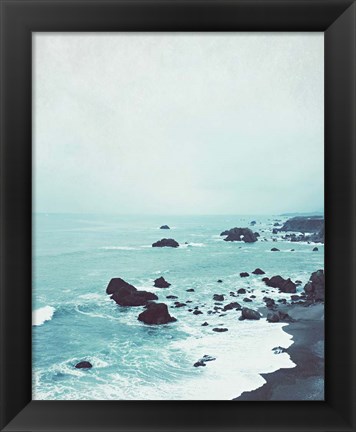 Framed Dusk at the Sea Print