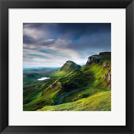 Framed Summer on the Quiraing Print