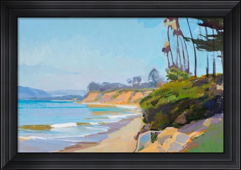 Framed Morning Light, Butterfly Beach Print