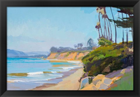 Framed Morning Light, Butterfly Beach Print