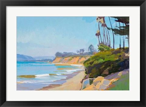 Framed Morning Light, Butterfly Beach Print