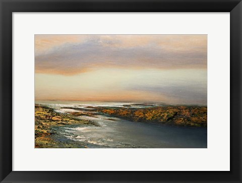 Framed Sunset Waters Print