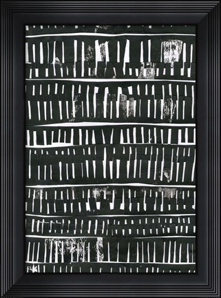 Framed Black Collage Print
