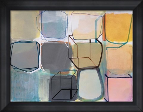 Framed Paper Abstract 2 Print