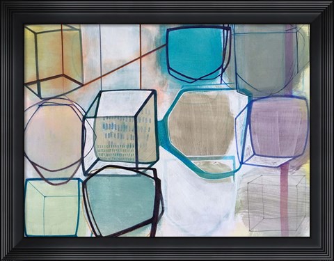 Framed Paper Abstract 3 Print