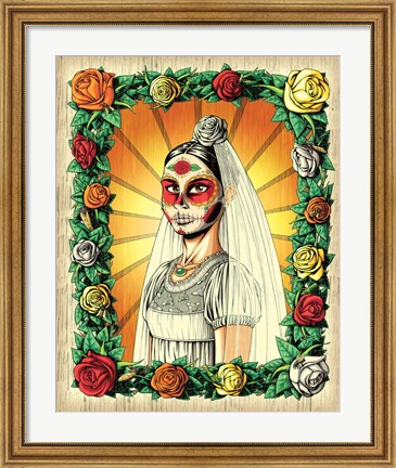Framed Muerta Bride Print