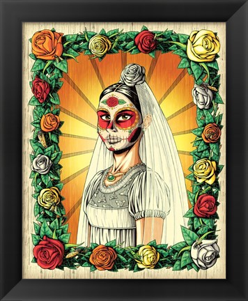 Framed Muerta Bride Print